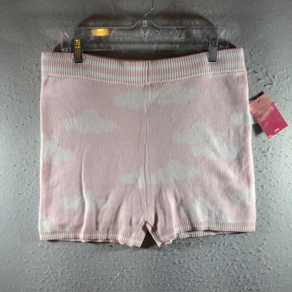 1596 | NWT Megan Moroney Cloud 9 Pink Knit Lounge Set Shorts XXL - Picture 11 of 16